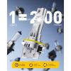 imageAUXITO H7 Bulb 600 Brighter 11 Mini Size No Adapter Needed 5 Min Quick Install No Flicker 99 Compatibility Pack of 2H11B
