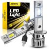 imageAUXITO H1 Bulbs 1000 Brighter 6500K White Illumination Factory Halogen Size Match Simple Plug and Play 99 Vehicle Compatible Pack of 2