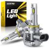 imageAUXITO H11 LED Bulbs H8 H9 HiLow Beam 50000LM 900 Super Bright 6500K Cool White Plug ampamp Play for Car SUV Truck 3 Min Install Pack of 29005 HB3