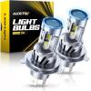 imageAUXITO H7 Bulb 600 Brighter 11 Mini Size No Adapter Needed 5 Min Quick Install No Flicker 99 Compatibility Pack of 29003H4