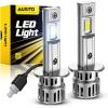 imageAUXITO H1H1ll Bulbs 10X Brightness 6500K Cool White Exact Halogen Dimensions H1 Fog Light Application NoModification Plug ampamp Play Pack of 2H1