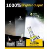 imageAUXITO H11H8H9 LED HeadIight Bulbs 11 Halogen Size 6500K Ultra Bright 1000 Brightness Plug and Play 60000 Hours Lifespan Pack of 2H8H9H11