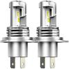 imageAUXITO H4 LED Fog Light Bulb 33000LM ZES LED Chips Fog Lamps Replacement Play and Plug Pack of 2