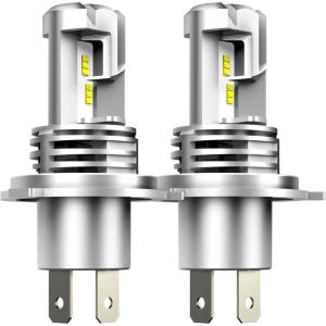 imageAUXITO H4 LED Fog Light Bulb 33000LM ZES LED Chips Fog Lamps Replacement Play and Plug Pack of 2