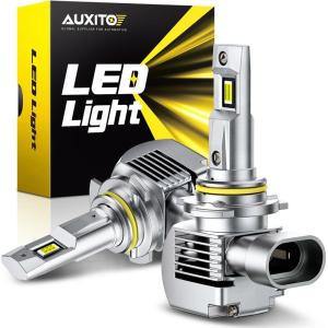imageAUXITO H11 9005 LED Bulbs 900 Brighter HB3 H8 H9 Light Bulbs Plug N Play Long Lifespan No Flicker 99 Compatibility 4PCS9012