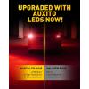 imageAUXITO 1156 LED Bulb Red Brake Light 7506 P21W BA15S Super Bright for Rear Brake Lights Tail Lights Pack of 2Red