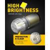 imageAUXITO 1156 LED Bulb Red Brake Light 7506 P21W BA15S Super Bright for Rear Brake Lights Tail Lights Pack of 2White