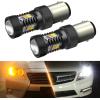 imageAUXITO 7440 7443 LED Reverse Light Bulbs and 1157 2057 P215W WhiteAmber Switchback LED Bulbs for Turn Signal Blinker Parking Daytime Running Lights Total 4 LED Bulbs