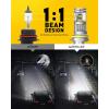 imageAUXITO 9005 H11 Bulbs 80000LM Brighter UltraBright Plug N Play Long Lifespan No Flicker 99 Compatibility 4PCS9004