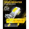 imageAUXITO 9005amp9006 LED HeadIight Bulbs Combo 11 Halogen Size 6500K Ultra Bright 1000 Brightness Plug and Play 60000 Hours Lifespan Pack of 4H7