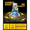imageAUXITO 9006HB4 Bulbs 30000LM Brightness 6500K White 11 Mini Size NonPolarity Plug and Play HB4 Halogen Fog Lamp Replacement Canbus Ready Pack of 2H4 9003