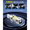imageAUXITO 912 921 LED Reverse Light Bulbs 700 Ultra Bright T15 W16W 906 904 LED Backup Lights with 3030Chipsets CANBUS Ready Plug and Play with Cooling Fan for License Plate Light Pack of 2Xenon White