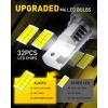 imageAUXITO H4 LED Bulbs Yellow Light 900 UltraBright 3000K Golden Yellow Plug N Play 50000Hrs Long Lifespan No Flicker 99 Compatibility Pack of 29007HB5