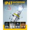imageAUXITO H7 Bulb 1000 Brighter 11 Mini Size No Adapter Needed 5 Min Quick Install No Flicker 99 Compatibility Pack of 29004