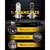 imageAUXITO H7 LED Light Bulbs 500 Super Brightness 6500K White Light11 Mini Size H7H7LL Fog Light Bulbs for Night DrivingLong Lifespan PlugNPlay Pack of 2