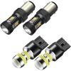imageAUXITO 7440 7443 LED Reverse Light Bulbs and 1157 2057 P215W WhiteAmber Switchback LED Bulbs for Turn Signal Blinker Parking Daytime Running Lights Total 4 LED Bulbs