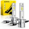imageAUXITO 9008 H13 Bulbs 900 Brighter 6500K White Illumination Factory Halogen Size Match Simple Plug and Play 99 Vehicle Compatible Pack of 2H1