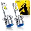 imageAUXITO H1 Bulbs 900 Brighter UltraBright Plug N Play Long Lifespan No Flicker 99 Compatibility 2PCS