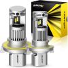 imageAUXITO H11 Bulbs 1000 Super Brighterness 11 Mini Size No Flicker 99 Compatibility Truly Plug And Play AllinOne Pack of 29008H13