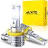imageAUXITO H11 LED Fog Lights 1000 Brighter 6500K White 11 Mini Size No Adapter Needed 3 Min Quick Install No Flicker 99 Compatibility Pack of 2