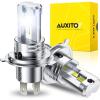 imageAUXITO H4 9003 Bulbs900 Brighter 50000LM UltraBright Plug N Play Long Lifespan No Flicker No Error Code 2PCS