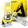 imageAUXITO H7 Bulb  1000 Brighter 6500K White Illumination Factory Halogen Size Match Simple Plug and Play 99 Vehicle Compatible Pack of 2H11BYellow