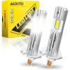 imageAUXITO H7 Bulb 1000 Brighter 11 Mini Size No Adapter Needed 5 Min Quick Install No Flicker 99 Compatibility Pack of 2H1