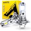 imageAUXITO H7 Bulbs 600 Brighter 6500K White 11 Mini Size No Adapter Needed 3 Min Quick Install No Flicker 99 Compatibility Pack of 2