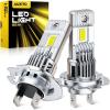 imageAUXITO Upgraded H7 Bulbs 50000LM 1000 Brighter 6500K Cool White 11 Beam Pattern PlugNPlay with Cooling Fan Pack of 2
