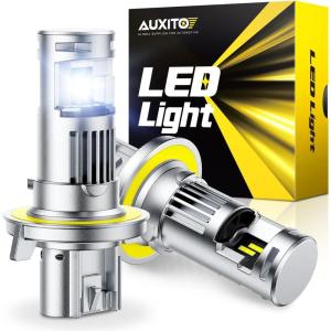 imageAUXITO 9005amp9006 LED HeadIight Bulbs Combo 11 Halogen Size 6500K Ultra Bright 1000 Brightness Plug and Play 60000 Hours Lifespan Pack of 4H139008