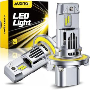 imageAUXITO H11 LED Bulbs 50000LM 900 Super Bright 60000 Hours Life Service 6500K Cool White 11 Mini Size Wireless H8 H9 Fog Light Halogen Replacement Plug amp Play Pack of 29008 H13