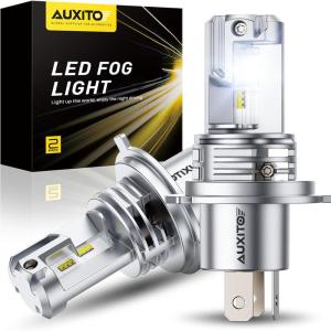 imageAUXITO H11 LED Bulbs 50000LM 900 Super Bright 60000 Hours Life Service 6500K Cool White 11 Mini Size Wireless H8 H9 Fog Light Halogen Replacement Plug amp Play Pack of 2H49003
