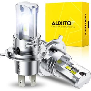 imageAUXITO H4 9003 Bulbs900 Brighter 50000LM UltraBright Plug N Play Long Lifespan No Flicker No Error Code 2PCS