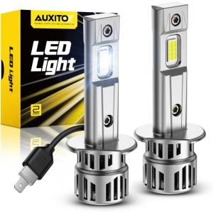 imageAUXITO Latest H139008 Bulbs 1000 50000LM Brighter 11 Halogen Size 6500K Cool White 60000Hr Long Lifespan Plug and Play No Flicker Pack of 2H1