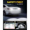 imageAUXITO Latest 1157 LED Bulbs Amber Yellow Turn Signal Lights 700 Brighter 2057 2357 7528 BAY15D LED Bulbs with Projector for Turn Signal Parking Tail Brake Blinker DRL Marker Lights Pack of 2White