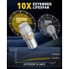 imageAUXITO Latest 1157 LED Bulbs Amber Yellow Turn Signal Lights 700 Brighter 2057 2357 7528 BAY15D LED Bulbs with Projector for Turn Signal Parking Tail Brake Blinker DRL Marker Lights Pack of 2Amber Yellow