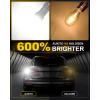 imageAUXITO Latest 1157 LED Bulbs Amber Yellow Turn Signal Lights 700 Brighter 2057 2357 7528 BAY15D LED Bulbs with Projector for Turn Signal Parking Tail Brake Blinker DRL Marker Lights Pack of 2White