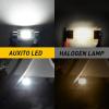 imageAUXITO Latest 1157 LED Bulbs Amber Yellow Turn Signal Lights 700 Brighter 2057 2357 7528 BAY15D LED Bulbs with Projector for Turn Signal Parking Tail Brake Blinker DRL Marker Lights Pack of 2White