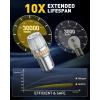 imageAUXITO Latest 1157 LED Bulbs Amber Yellow Turn Signal Lights 700 Brighter 2057 2357 7528 BAY15D LED Bulbs with Projector for Turn Signal Parking Tail Brake Blinker DRL Marker Lights Pack of 2Amber Yellow