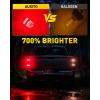 imageAUXITO Latest 1157 LED Bulbs Amber Yellow Turn Signal Lights 700 Brighter 2057 2357 7528 BAY15D LED Bulbs with Projector for Turn Signal Parking Tail Brake Blinker DRL Marker Lights Pack of 2Red