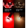 imageAUXITO Latest 1157 LED Bulbs Amber Yellow Turn Signal Lights 700 Brighter 2057 2357 7528 BAY15D LED Bulbs with Projector for Turn Signal Parking Tail Brake Blinker DRL Marker Lights Pack of 2Red