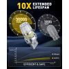 imageAUXITO Latest 1157 LED Bulbs Amber Yellow Turn Signal Lights 700 Brighter 2057 2357 7528 BAY15D LED Bulbs with Projector for Turn Signal Parking Tail Brake Blinker DRL Marker Lights Pack of 2White