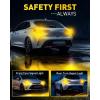 imageAUXITO Latest 1157 LED Bulbs Amber Yellow Turn Signal Lights 700 Brighter 2057 2357 7528 BAY15D LED Bulbs with Projector for Turn Signal Parking Tail Brake Blinker DRL Marker Lights Pack of 2Amber Yellow