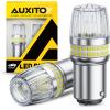 imageAUXITO Latest 1157 LED Bulbs Amber Yellow Turn Signal Lights 700 Brighter 2057 2357 7528 BAY15D LED Bulbs with Projector for Turn Signal Parking Tail Brake Blinker DRL Marker Lights Pack of 2White