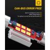 imageAUXITO CANBUS 1156 LED Bulbs Amber Yellow with Builtin Resistor 7506 1003 1141 BA15S P21W Anti Hyper Flash Error Free Turn Signal Lights Blinker Parking Lights Pack of 2White