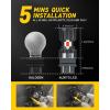 imageAUXITO CANBUS 1156 LED Bulbs Amber Yellow with Builtin Resistor 7506 1003 1141 BA15S P21W Anti Hyper Flash Error Free Turn Signal Lights Blinker Parking Lights Pack of 2Red