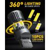 imageAUXITO CANBUS 1156 LED Bulbs Amber Yellow with Builtin Resistor 7506 1003 1141 BA15S P21W Anti Hyper Flash Error Free Turn Signal Lights Blinker Parking Lights Pack of 2White
