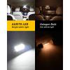 imageAUXITO CANBUS 1156 LED Bulbs Amber Yellow with Builtin Resistor 7506 1003 1141 BA15S P21W Anti Hyper Flash Error Free Turn Signal Lights Blinker Parking Lights Pack of 2White