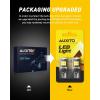 imageAUXITO CANBUS 1156 LED Bulbs Amber Yellow with Builtin Resistor 7506 1003 1141 BA15S P21W Anti Hyper Flash Error Free Turn Signal Lights Blinker Parking Lights Pack of 2White