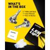 imageAUXITO 9005HB3 LED Bulbs 6500K Cool White High Brightness Real Mini Size without Cooling Fan 50000 Hours Lifespan Effortless PlugNPlay Fog Light Bulbs Pack of 29006HB4